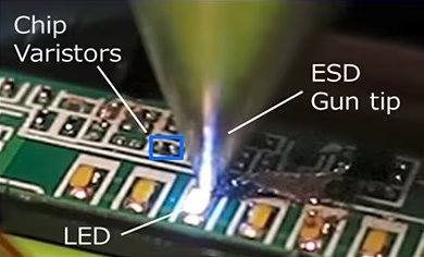 TDK: EXAMPLE OF ESD COUNTERMEASURES ON ACTUAL EQUIPMENT